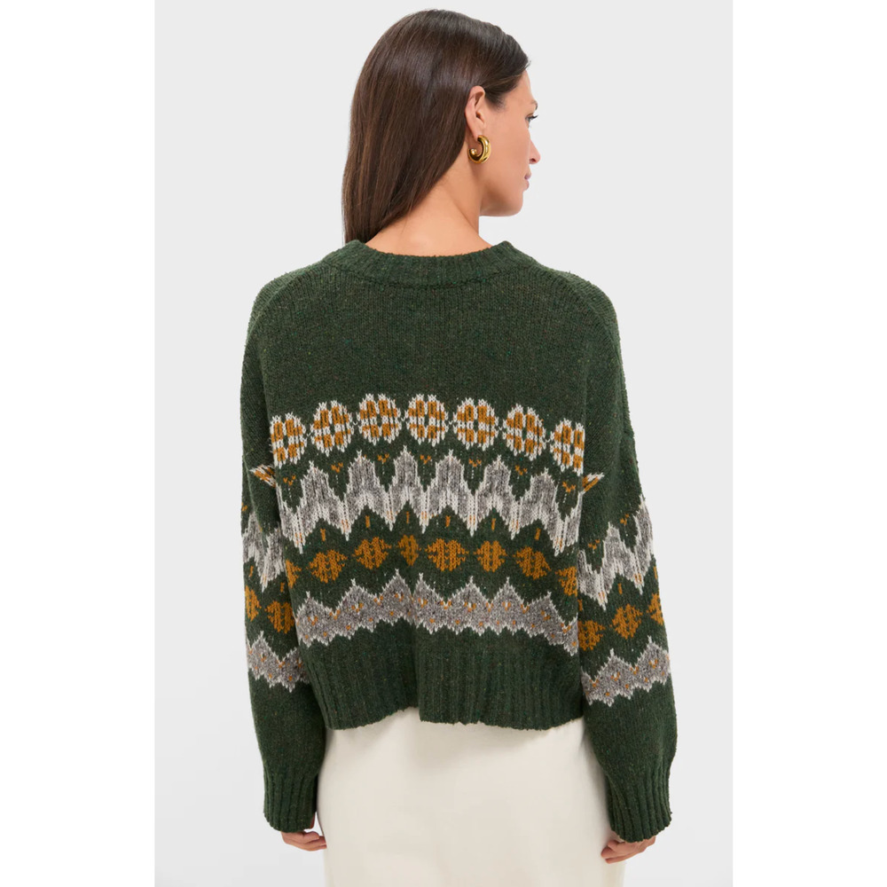 Altuzzara Dark Forest Fairisle Cammie Sweater M - Picture 3 of 15